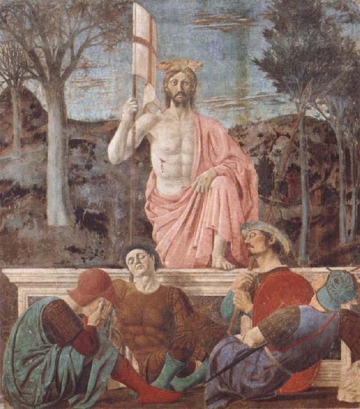 Piero della Francesca Kristi uppstandelse oil painting picture